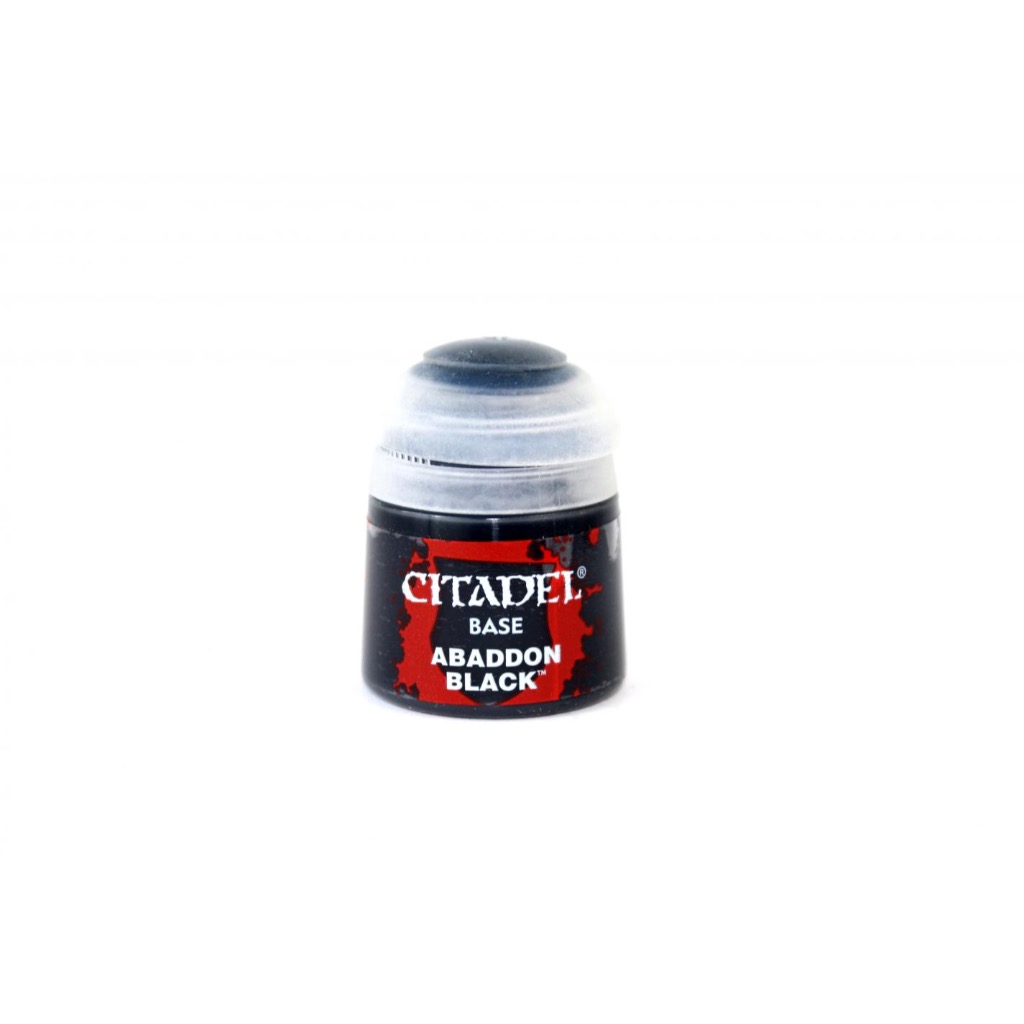 Citadel Base: Abaddon Black 12ml Miniatures Paint Authentic Paint ...