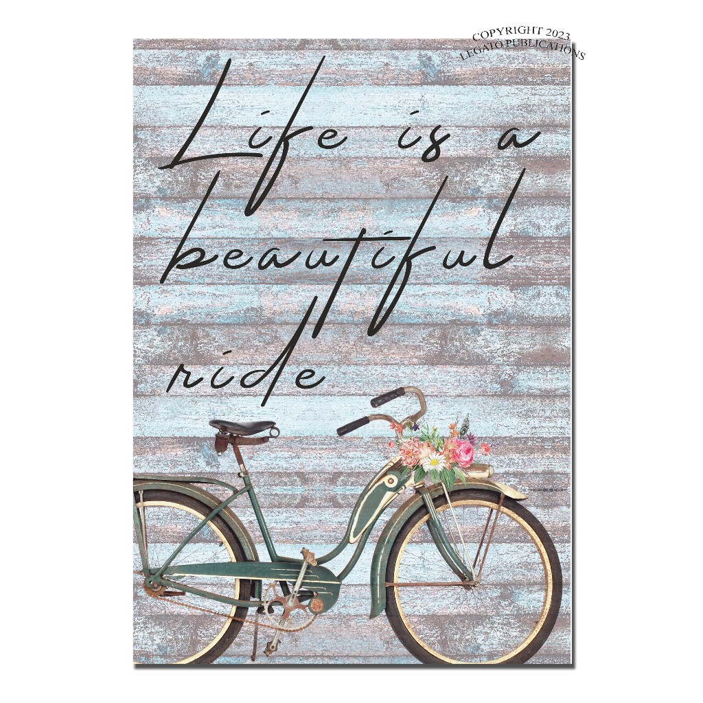 Wall Decor Home Décor Life Is A Beautiful Ride Wood Sign Rustic ...