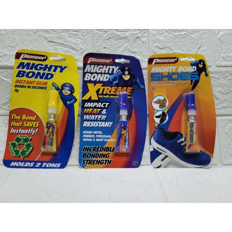 Mighty bond instant glue/ mighty bond shoes/ xtreme 3g | Shopee Philippines