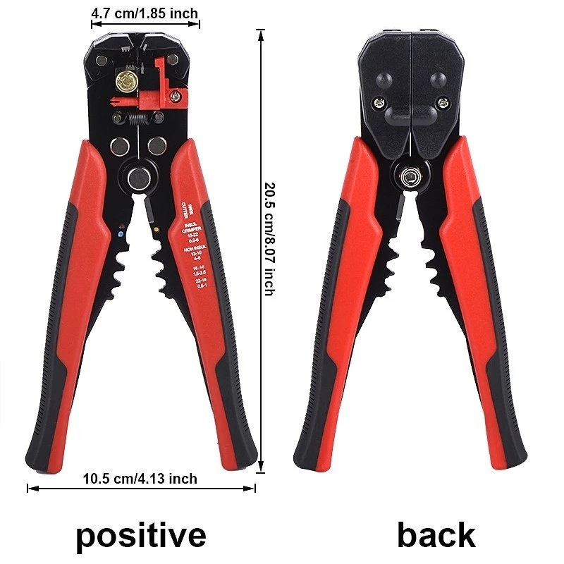 Professional Automatic Wire Striper Cutter Stripper Crimper Pliers ...