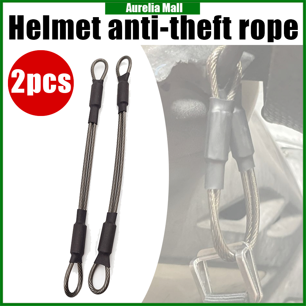 2PCS Anti Theft Steel Wire Rope Line Anti-Theft Rope Bicycle Security ...