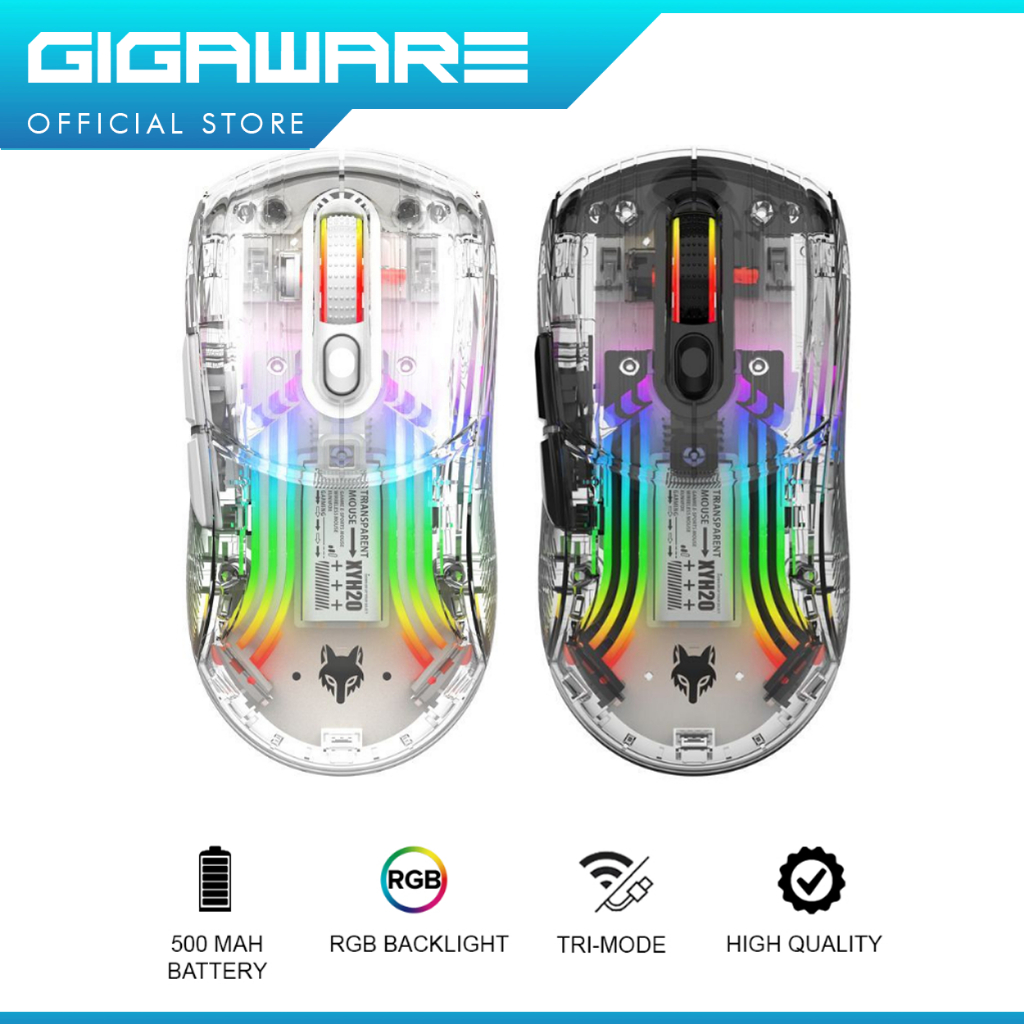 Gigaware XUNFOX XYH10 2400 DPI RGB Wired Gaming Mouse Full Body ...