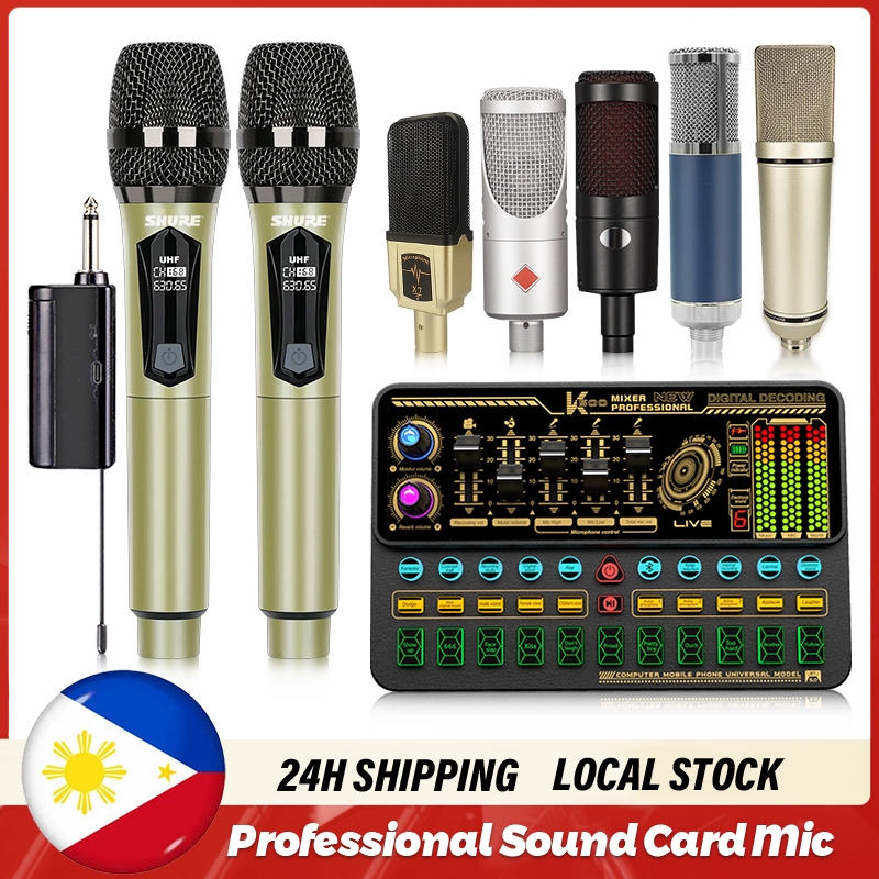 Original SK500 Live Sound Card Podcast Karaoke Portable Live Voice