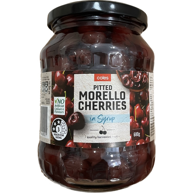 Coles Pitted Morello Cherries in Syrup 680g Shopee Philippines