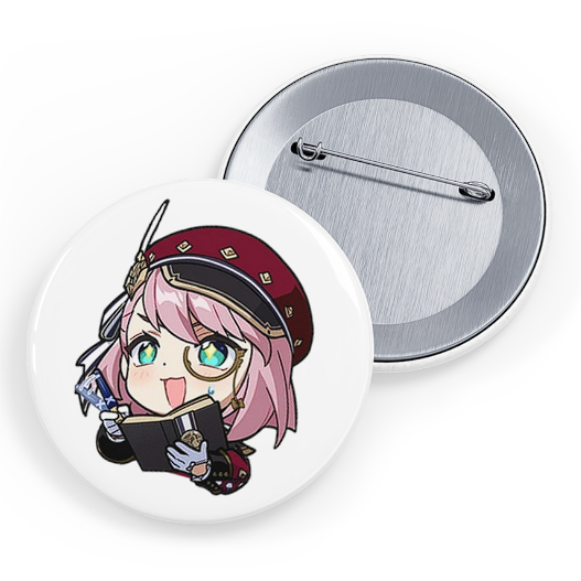 Genshin Impact Character Button Pins Charlotte Shopee Philippines