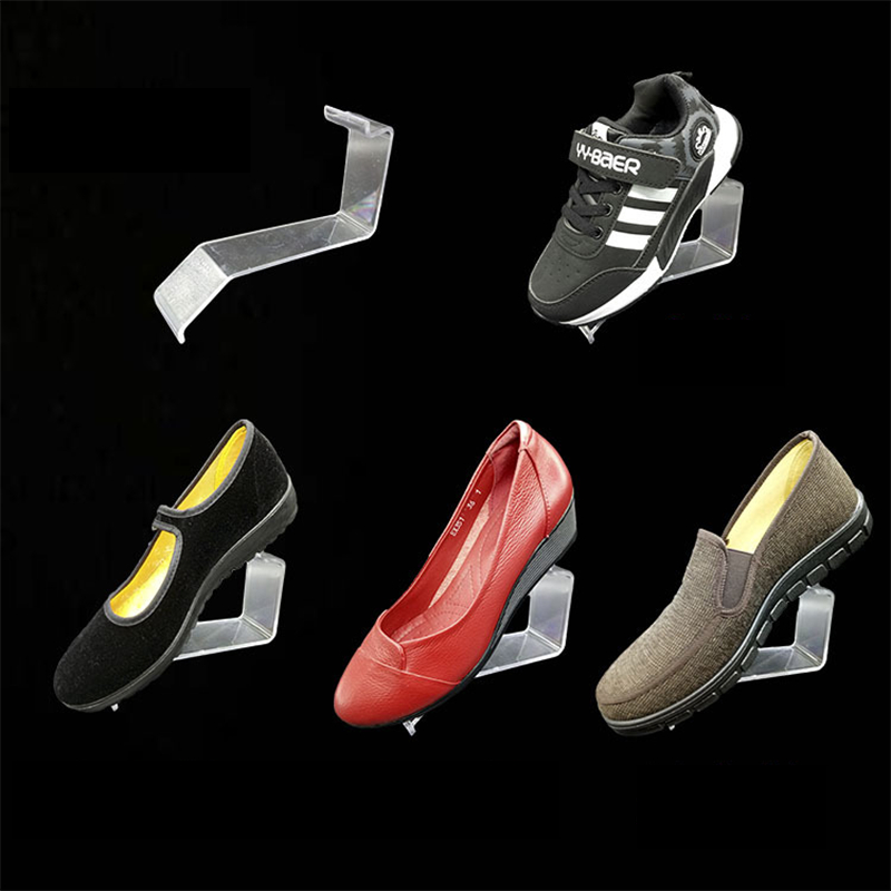 10Pcs Transparent Acrylic Slippers And Sandals Display Stand Acrylic ...
