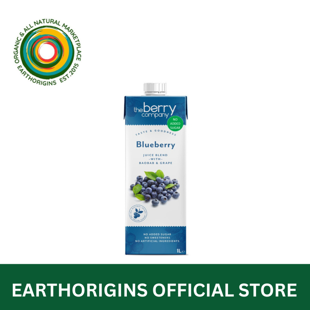 THE BERRY COMPANY No Added Sugar BLUEBERRY (1LITER) Natural Fruit
