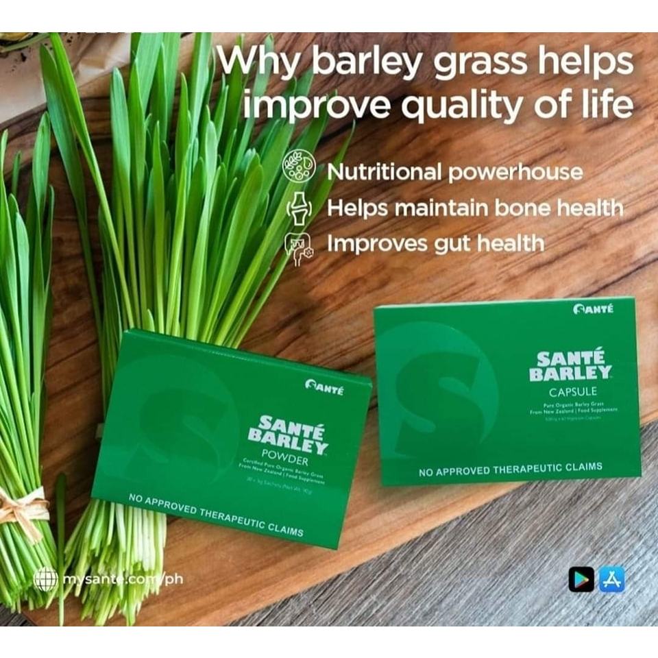 Original Sante Barley Powder/Capsule (Certified Organic) Shopee