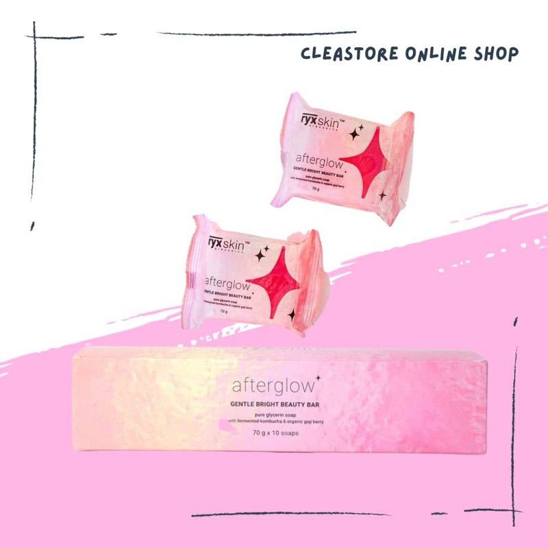 RyxSkin Afterglow Gentle Bright Beauty Bar 100 Pure Glycerin (1 bar) Shopee Philippines