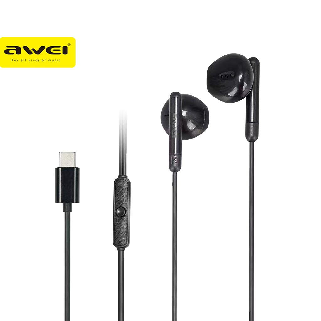 Awei type c earphones sale