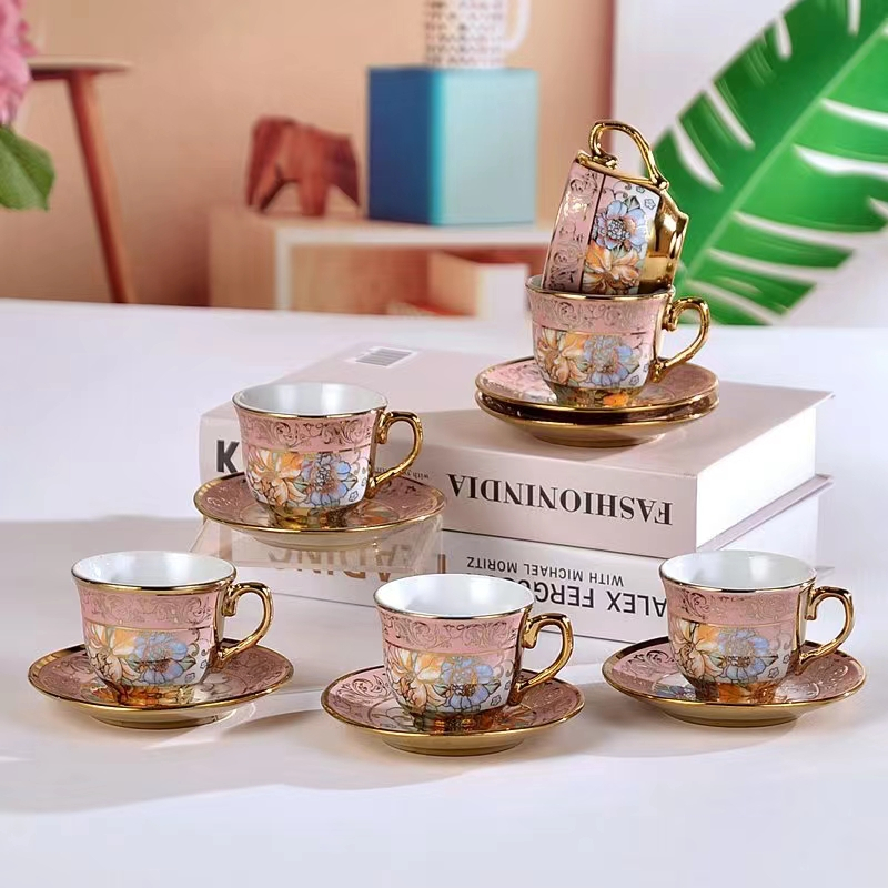 Japanese offers Bronze 5 tea saucer set