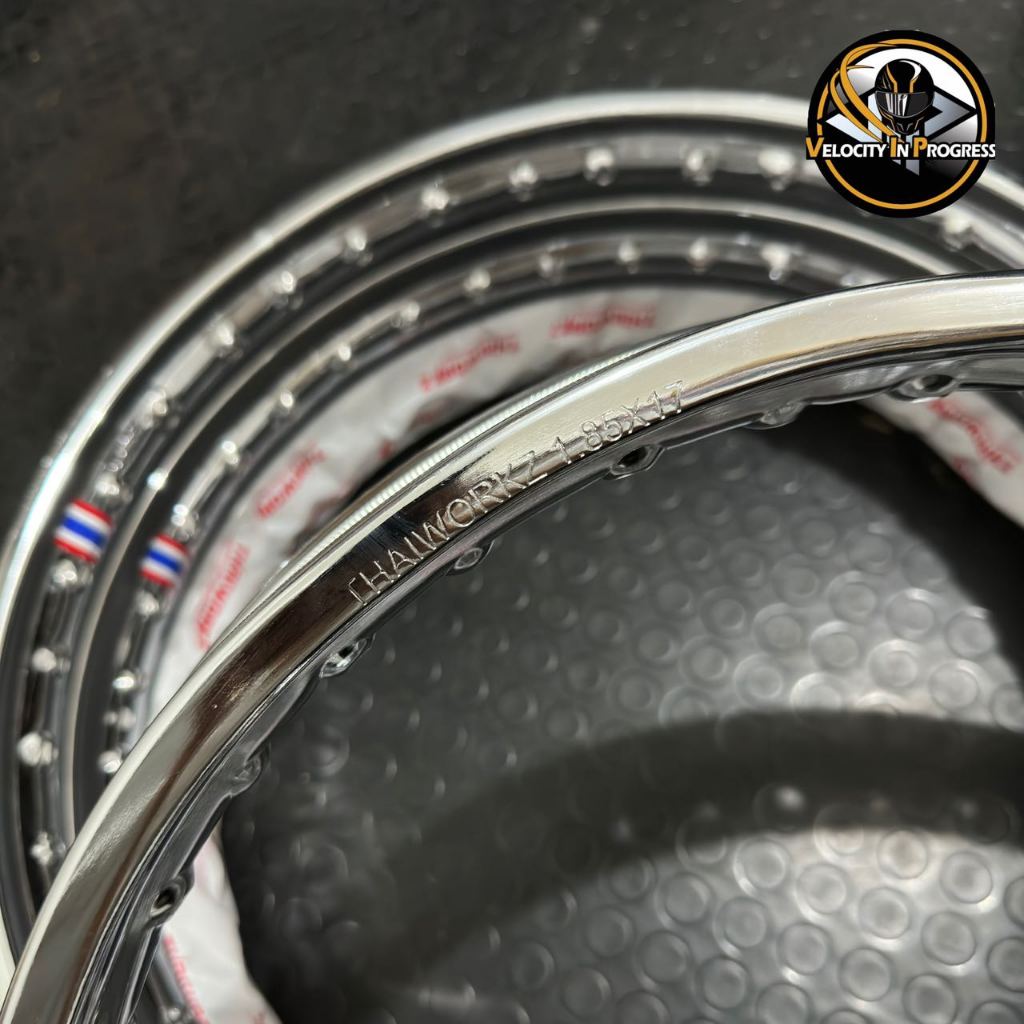 THAIWORKZ MOTORCYCLE STEEL RIM HEAVY DUTY 1.40X17 / 1.60X17 / 1.85X17 ...