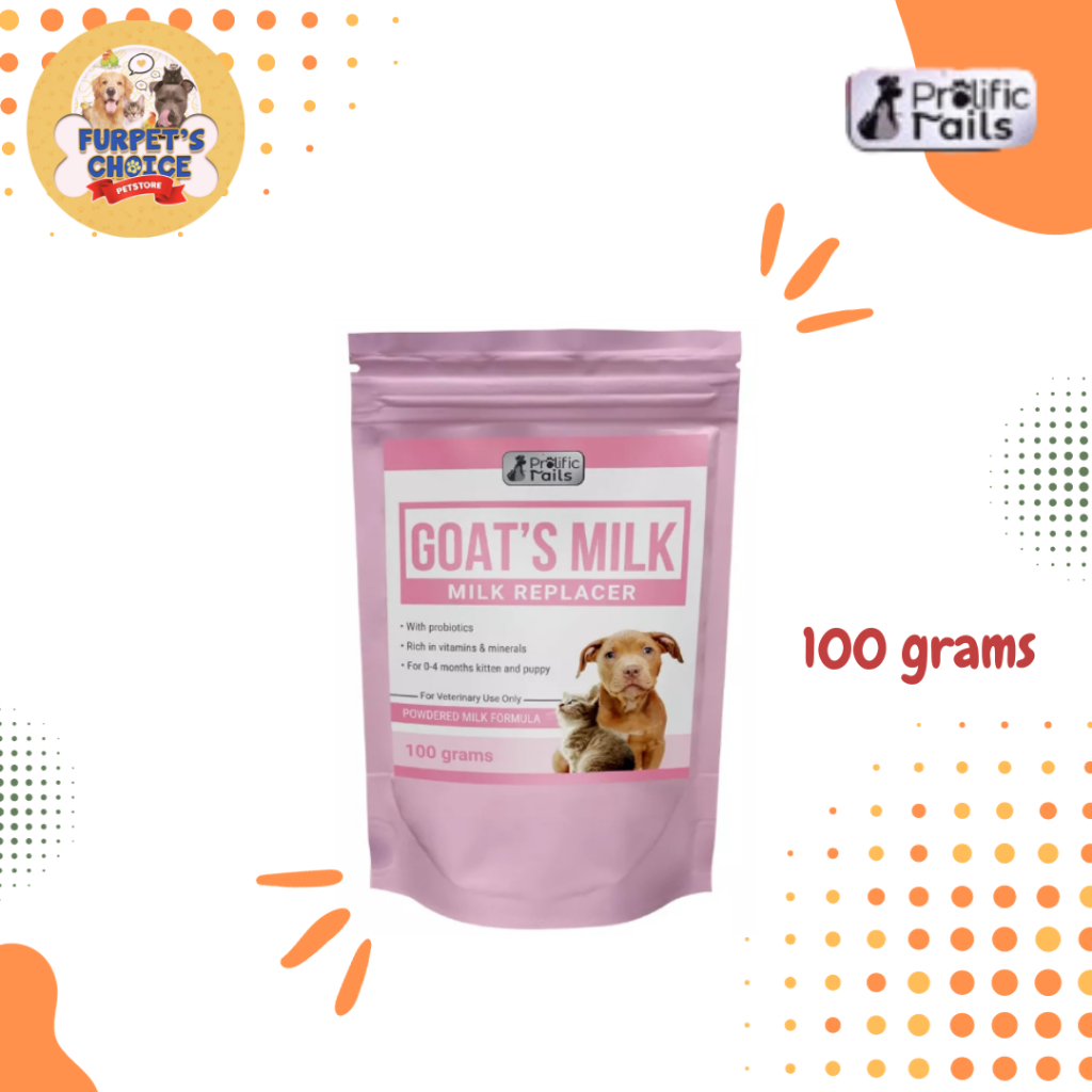 Prolific Tails GOAT'S MILK (Milk Replacer) Shopee Philippines