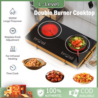 2500w Double Induction Cooker Waterproof Panel Temperature Levels Power  Levels induction cooktop hotpot cooktop