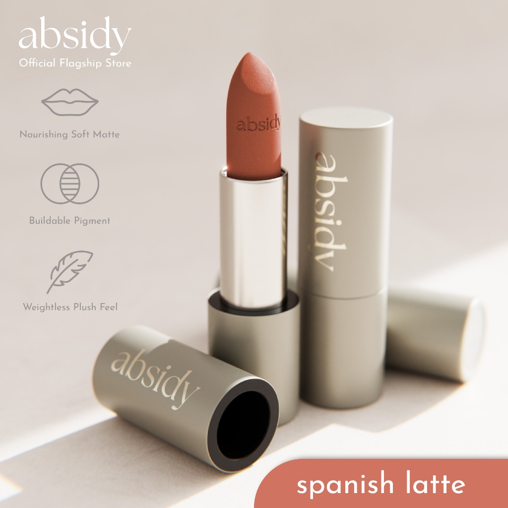 Absidy Cashmere Kiss Matte Lipstick in Spanish Latte Shopee Philippines