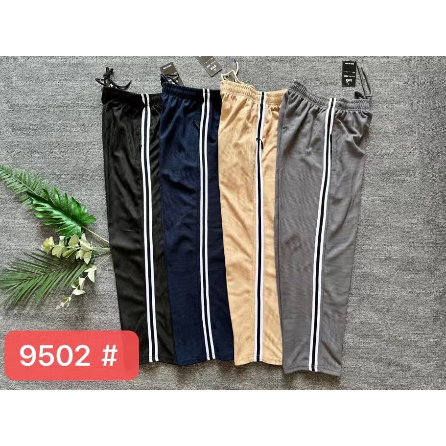 SYZ New Plain Waffle Jogging Pants Men's Jogger unisex (9502#) | Shopee ...