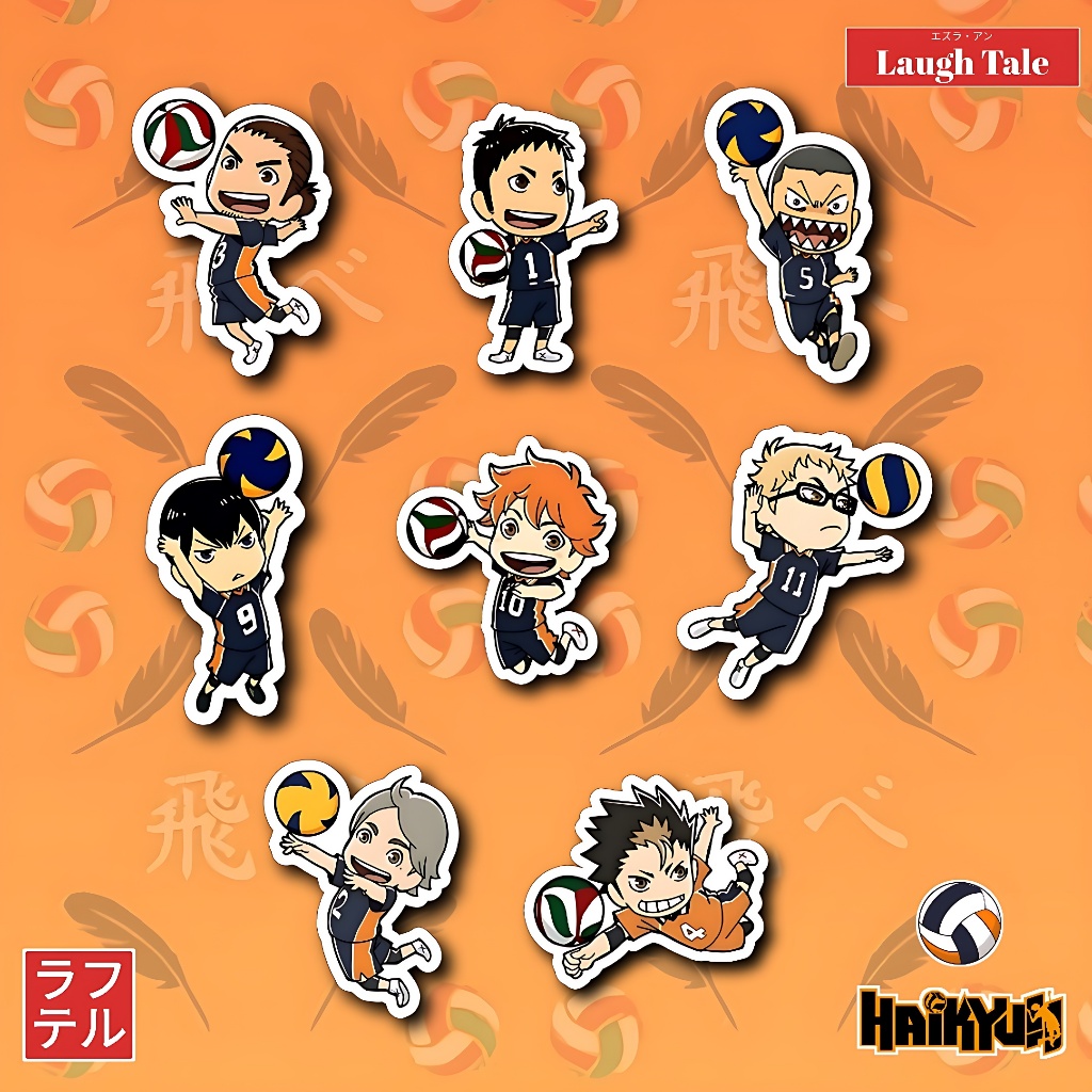 Haikyu Chibi Anime High Quality Anime Collectibles Sticker Design