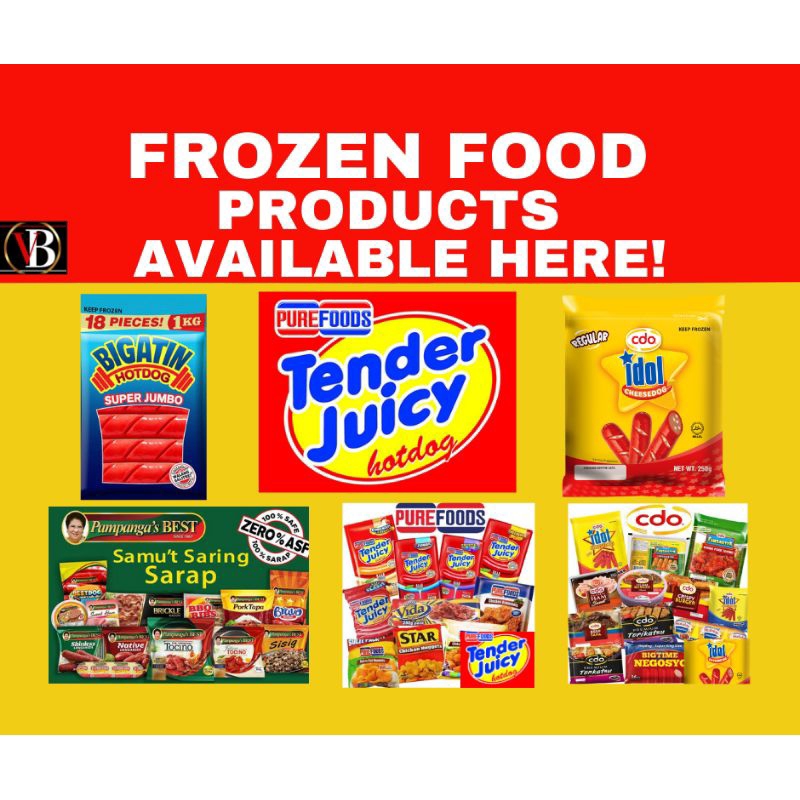Laminated Frozen foods /products available here Signages A4 Size