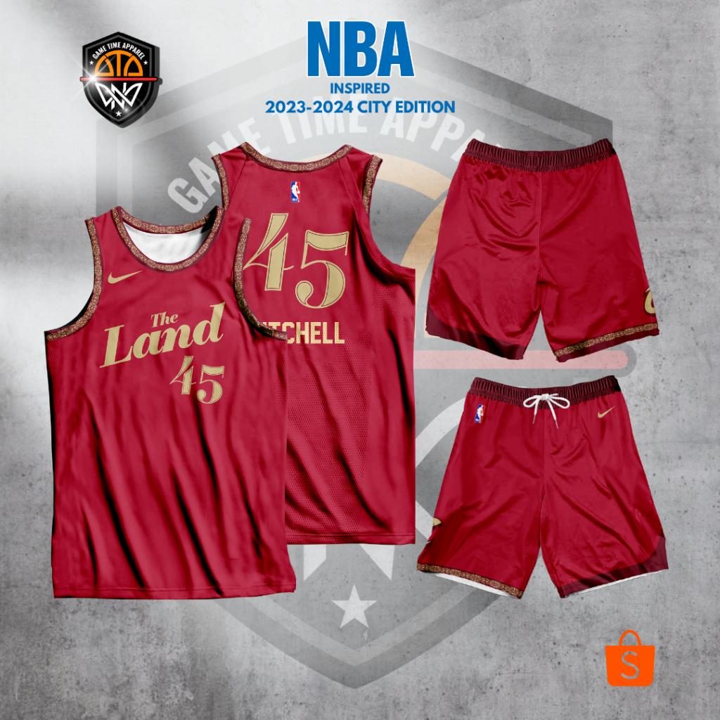 GTA 20232024 CLEVELAND CAVALIERS CITY EDITION FULL SUBLIMATION HIGH QUALITY BASKETBALL JERSEY