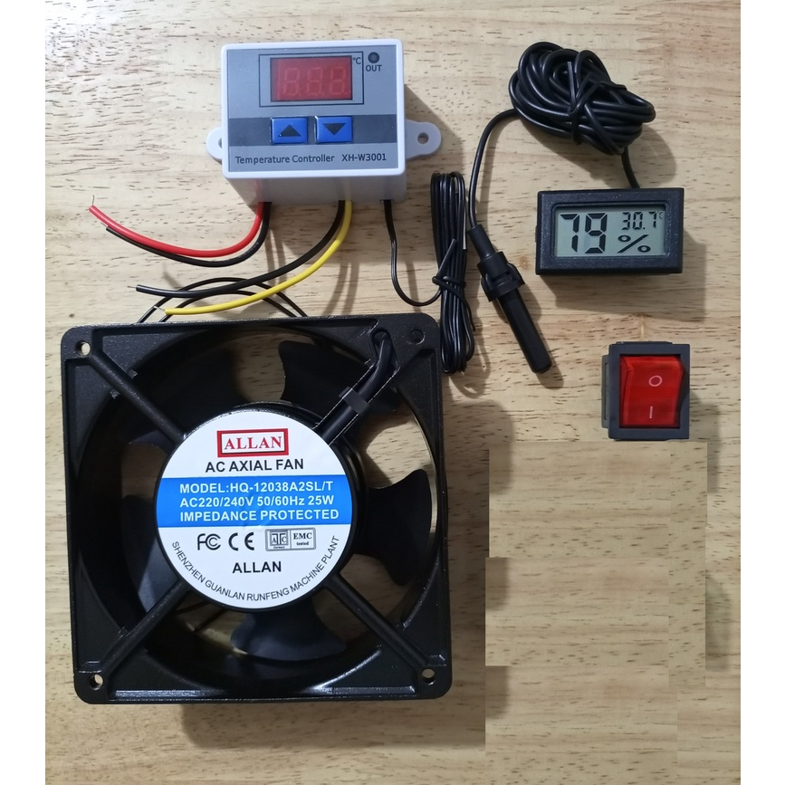 W3001/W3002 incubator kit (incubator Set WITH WIRING DIAGRAM) incubator