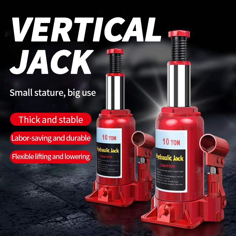 【24H Ship】5/10 Tons Car Hydraulic Jack Extra Heavy Duty Bottle Type