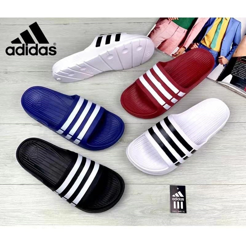 Adidas slippers for deals men with price