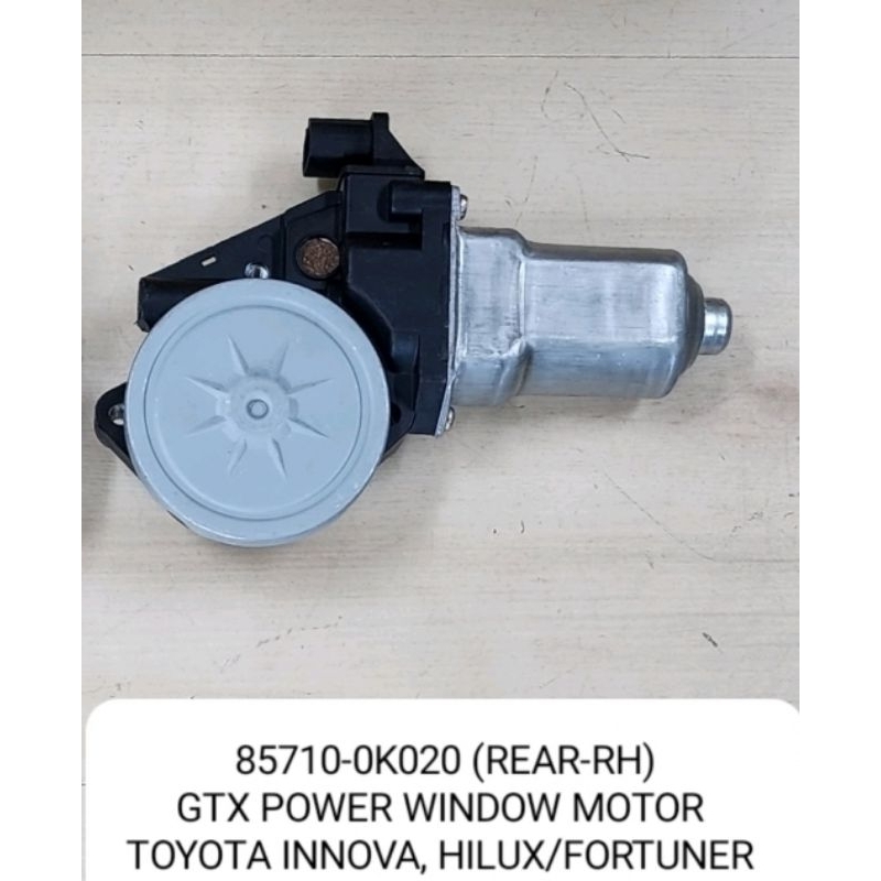POWER WINDOW MOTOR TOYOTA INNOVA, HILUX, FORTUNER (REAR-RIGHT) | Shopee ...