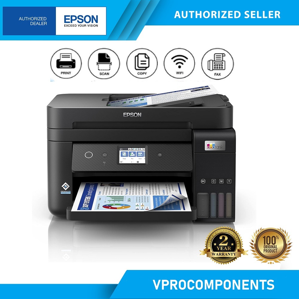 Epson Ecotank L6290 Wi Fi Duplex All In One Ink Tank Printer With Adf Shopee Philippines 6869