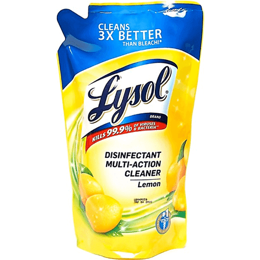 Lysol MultiAction Cleaner Lemon refill 400ml Shopee Philippines