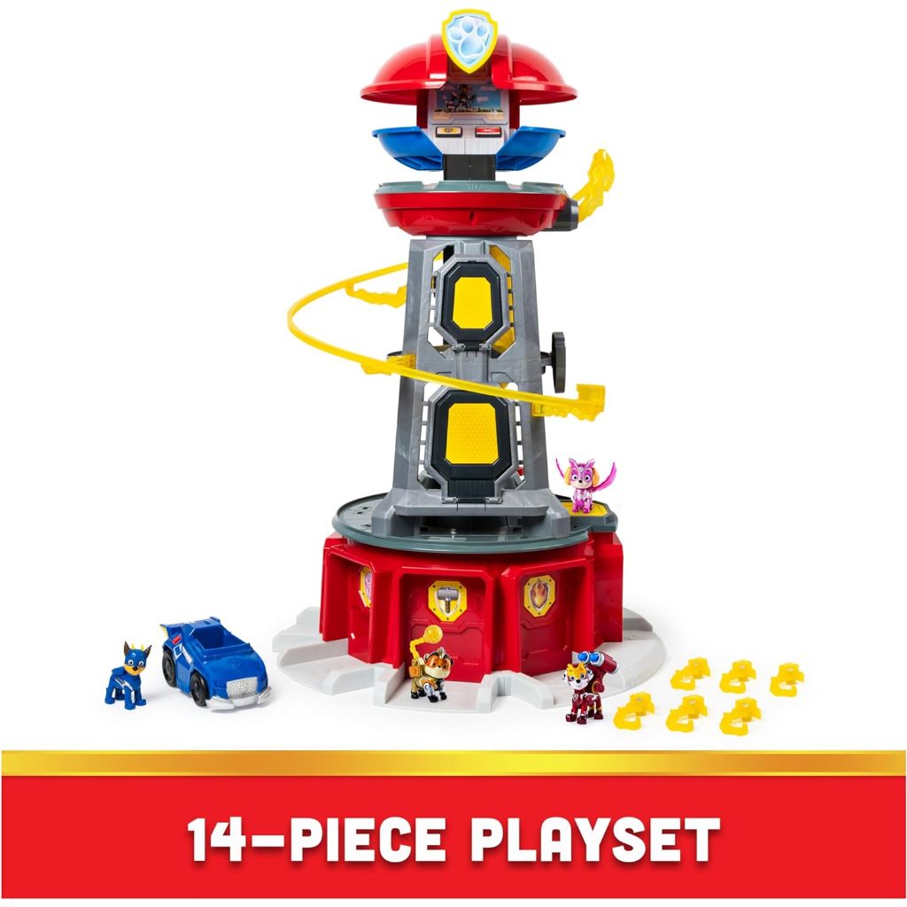 NEW and ORIGINAL PAW Patrol Mighty Lookout Tower with 4 Exclusive Bonus Action Figures Toy Car Shopee Philippines