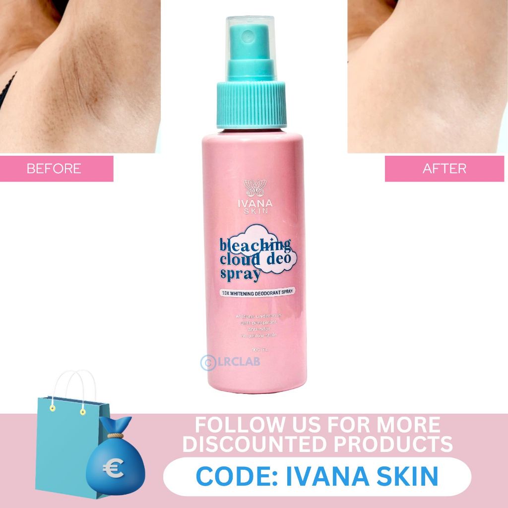 IVANA DEODORANT SPRAY Bleaching Cloud Deo Spray by Ivana Skin Whitening Fresh Formula Shopee