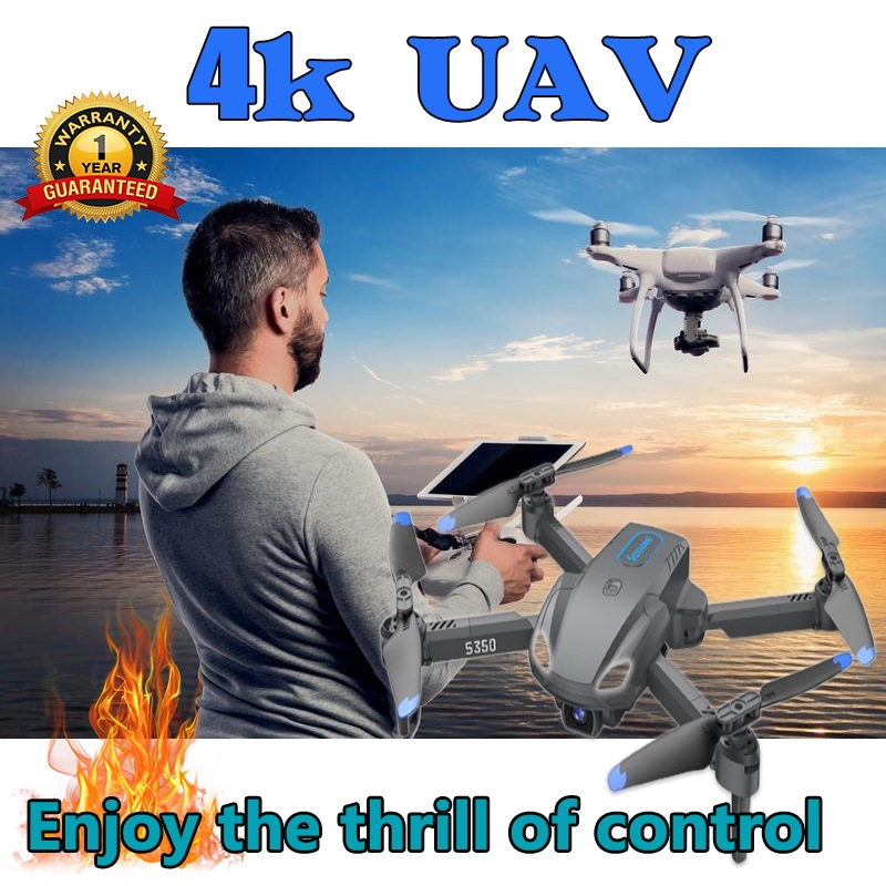 4K Camera WiFi Remote Control Obstacle Avoidance Beginner Drone FPV ...