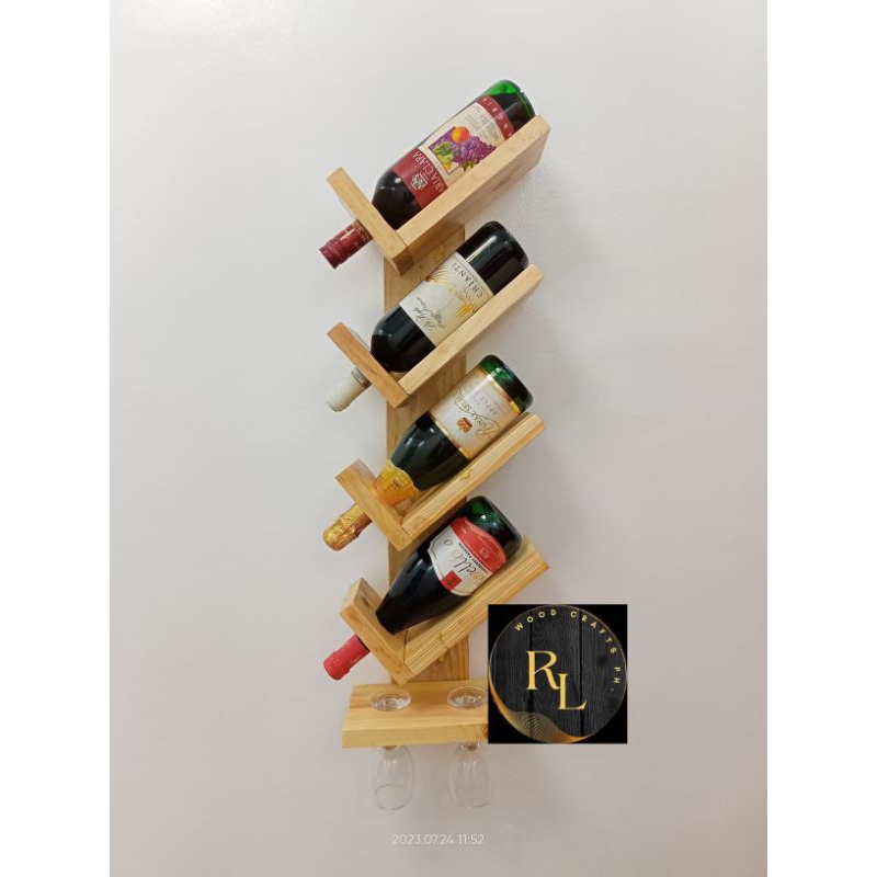 Layer Wineholder woodenwinerack Shopee Philippines