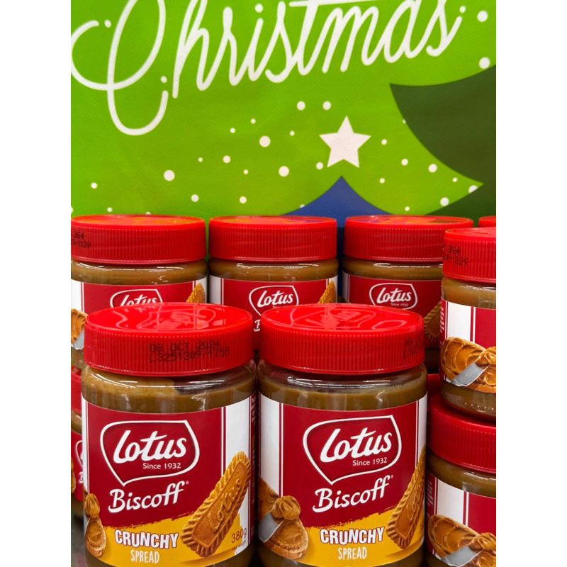 Biscoff Cookie Butter, Lotus Creamy Nut-Free Spread, 14.1 oz Jar