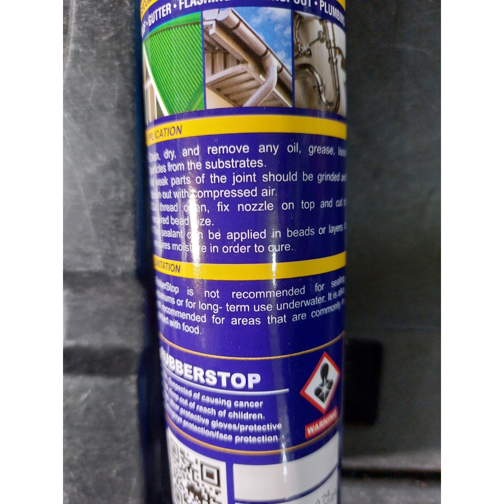 Buildrite 300g Rubberstop Flexible Rubber Sealant | Shopee Philippines