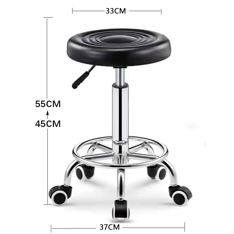 Salon Stool Work Bar Stool Salon Bar Stool SPA Stylist Hydraulic Stool ...