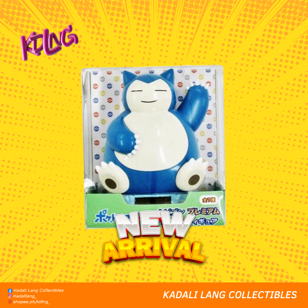 AUTHENTIC SEGA PM Snorlax Pokemon Solar Figure | Shopee Philippines