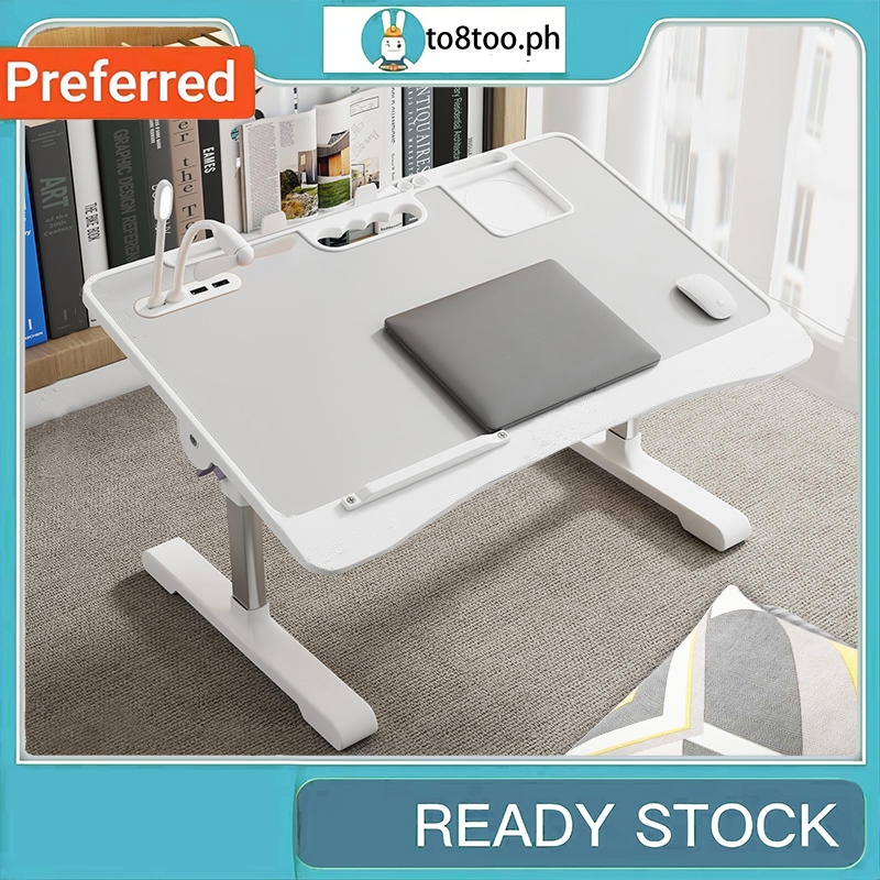 COD Lazy Table Folding Computer Desk For LaptopPortable Study Bed Small ...