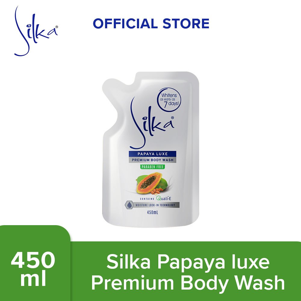 Silka Premium Body Wash Papaya Luxe 450mL Shopee Philippines