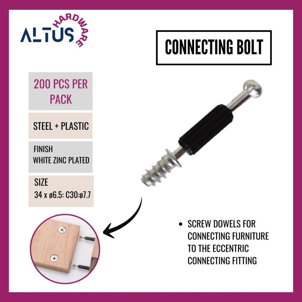 Connecting Bolt ( Furniture Fittings ) Shopee Philippines