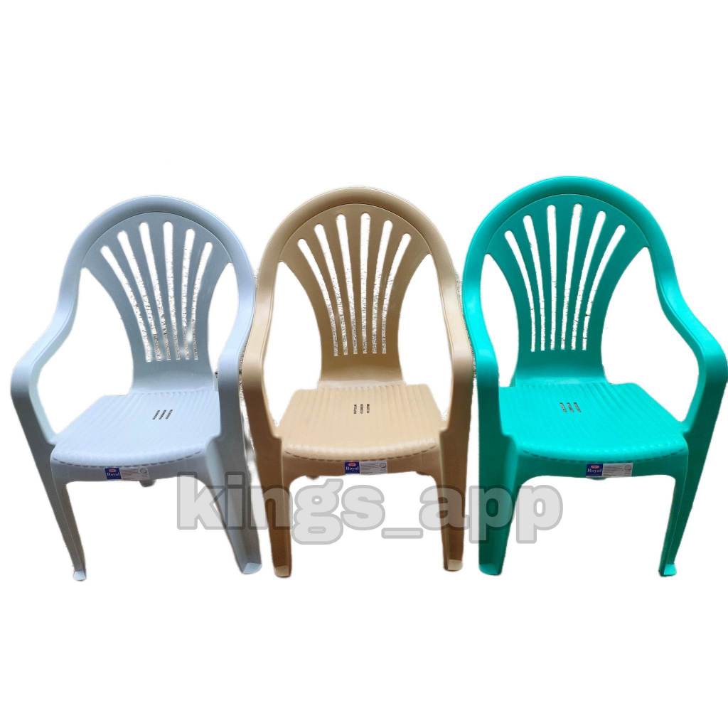 CHAIR ROYAL CHAIR ZOOEY MONOBLOCK CHAIR ADULTS CHAIR (NO.733) Shopee