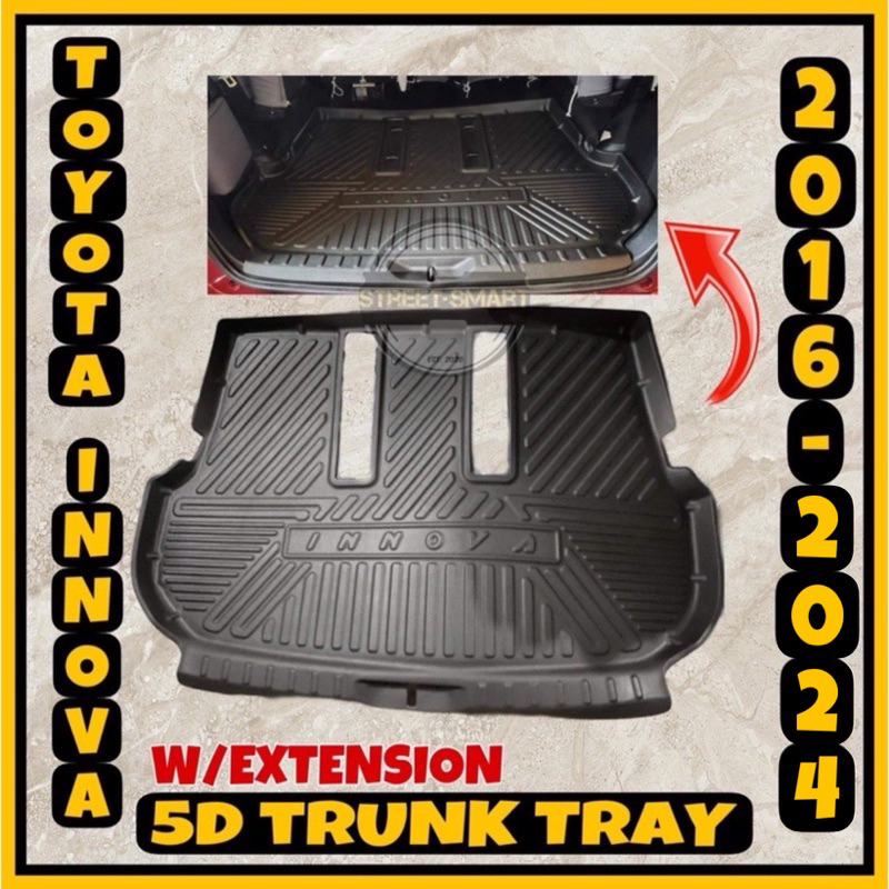 TOYOTA INNOVA 2016-2024 TRUNK TRAY (W/ Extension) | Shopee Philippines