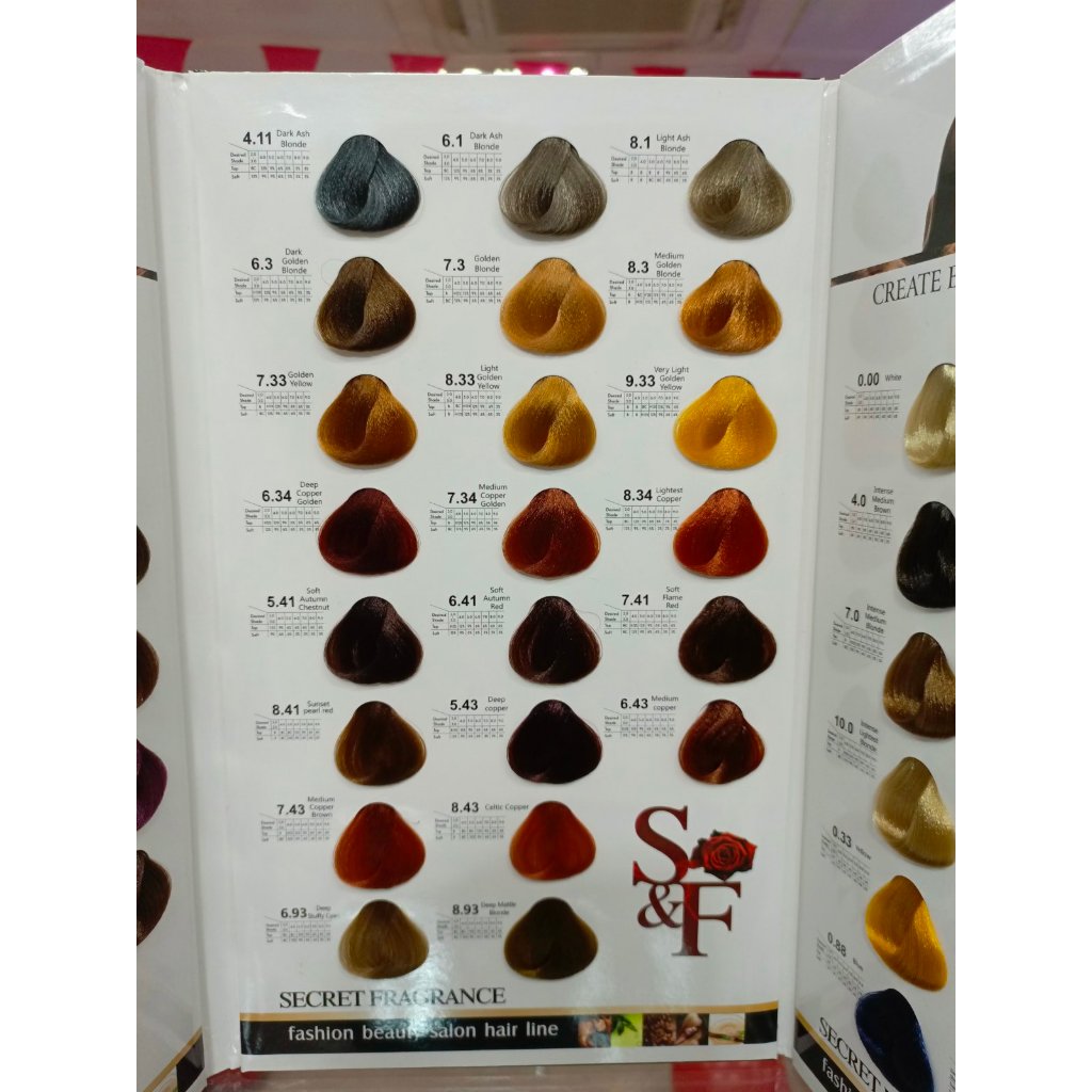 SECRET FRAGRANCE COLOR CHART | Shopee Philippines