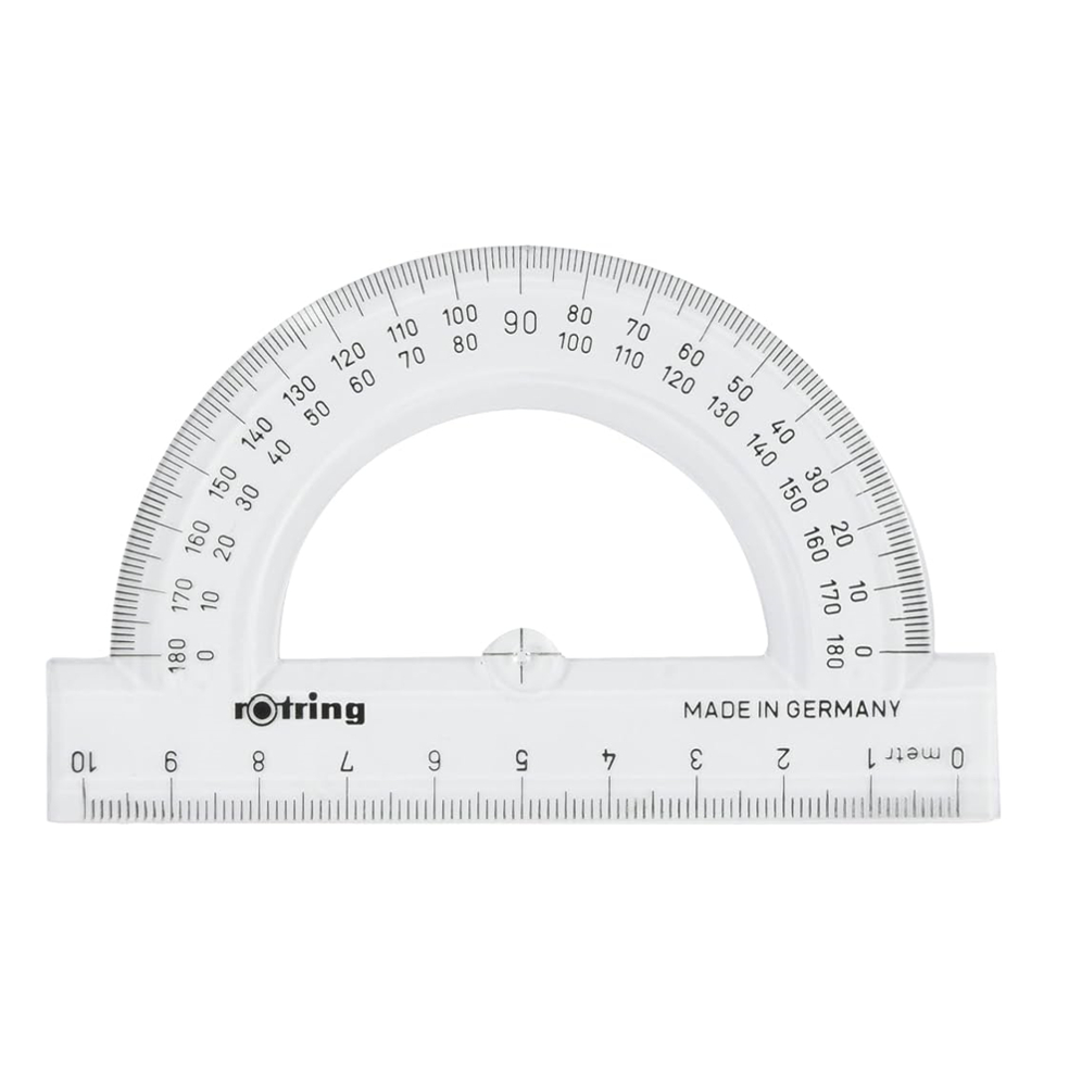 ROTRING Centro corner knife semicircular protractor Shopee Philippines