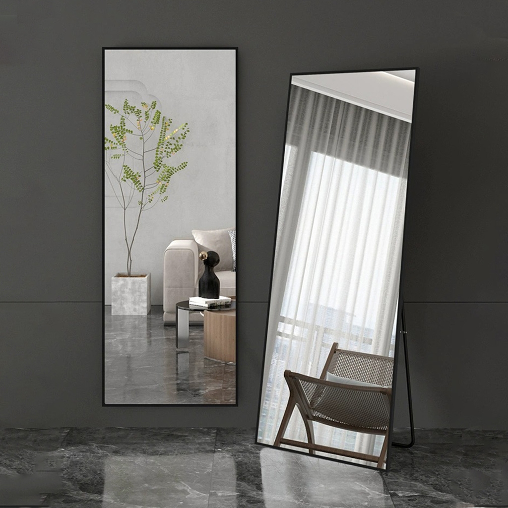 HD mirror wall stand mirror 155/150/120CM full body mirror whole body ...