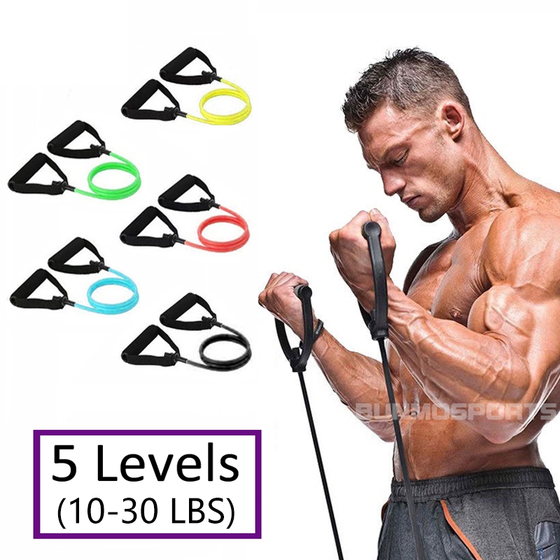 Elastic Resistance Band Fitness Equipment Yoga Pull Rope Rubber Tube ...