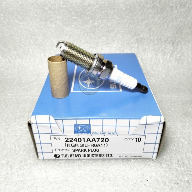 thumbnail image 2 of OEM Subaru Spark Plug Set (6) – For Tribeca, Legacy, Outback 3.6L (2009-2017) – 22401AA751 / NGK SILFR6C11 2 of 4