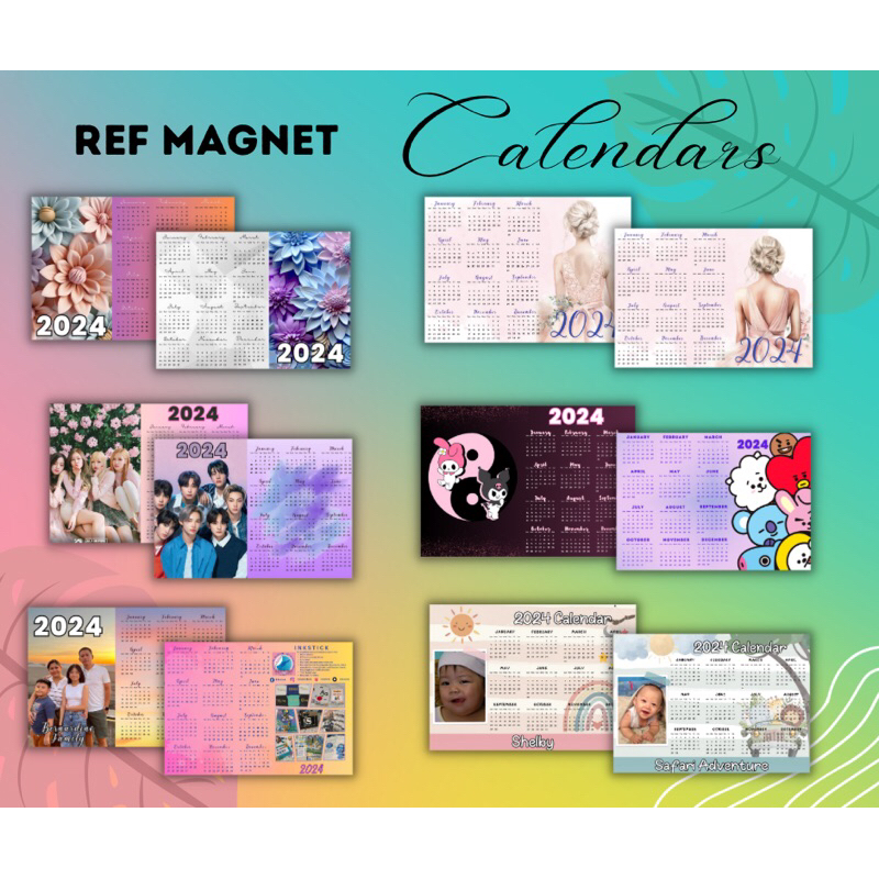 Personalized 2024 ref calendar Shopee Philippines