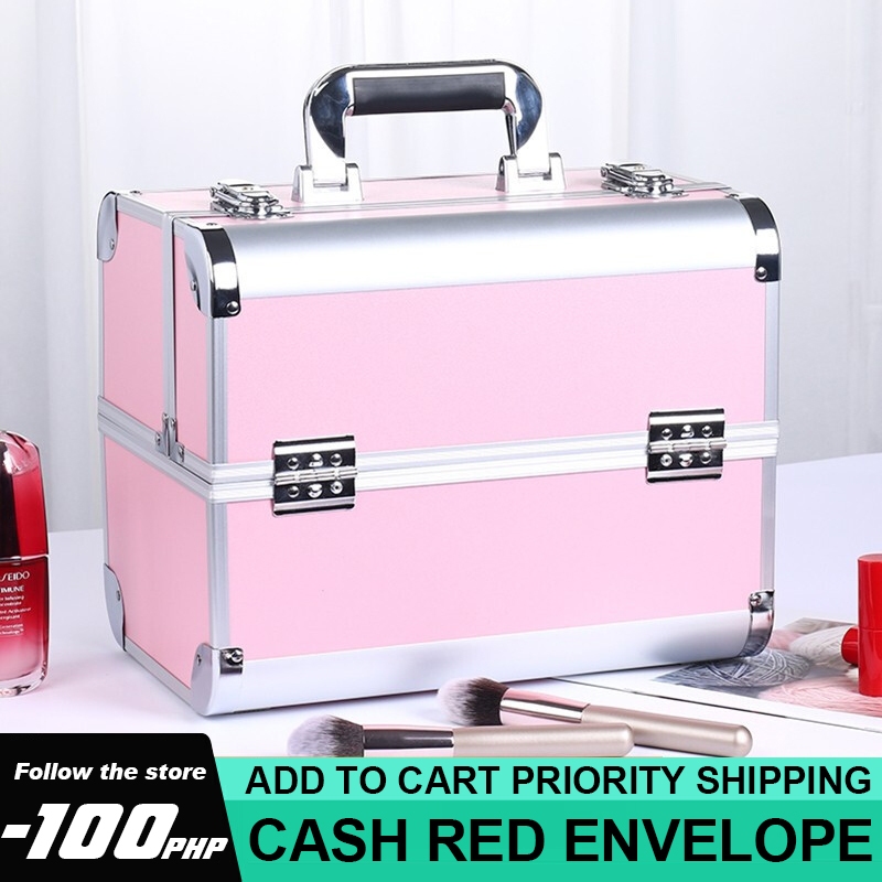 Multifunctional, multilayer, largecapacity portable makeup box for makeup artists Shopee