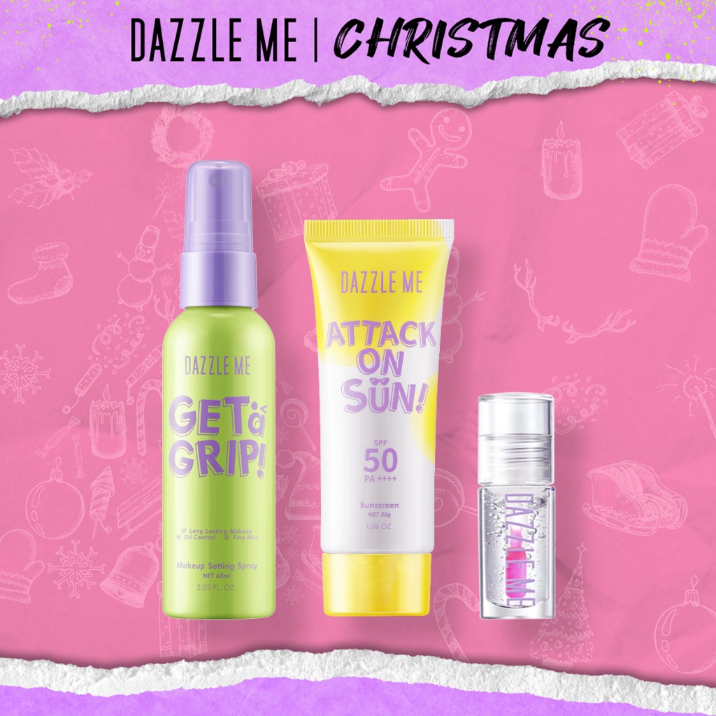 DAZZLE ME Sunkissed Splash Bundle Attack on Sun! Sunscreen, 24/7